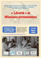 Affiche Liberté et Missions protestantes