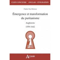 Emergence et transformation du puritanisme CGD 2023