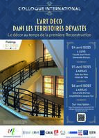Affiche colloque "Décors de la 1ère Reconstruction"